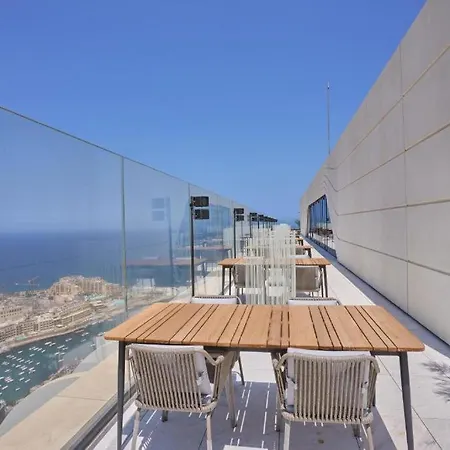 Seascape Heights - Sleek 14th Floor With Unrivalled Views سانت جوليان